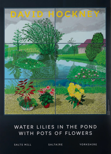David hockney waterlilies - david, :