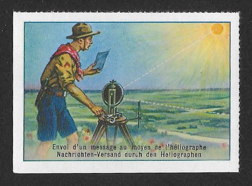 New scouting stamp swiss - !,