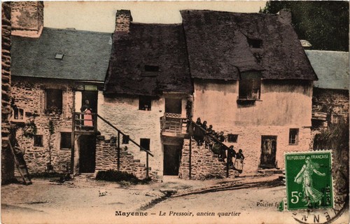 Cpa mayenne le pressoir - mayenne,