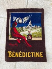 BENEDICTINE ANCIEN TAPIS DE CARTES CAPPIELLO BELOTE MANILLE RAMI POKER BISTROT