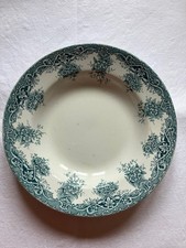 Assiette creuse Prima St Amand décor vert Vintage  Bon Etat