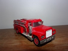 Solido Mack R600 Engine Camion Semi remorque fire truck trailer pompier