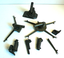 SOLIDO DÉMONTABLE   LOT DE CANONS/MORTIERS POUR PIÈCES  ANNÉES 50 MÉTAL