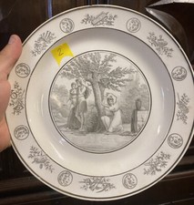 Plat Assiette Faïence Fine