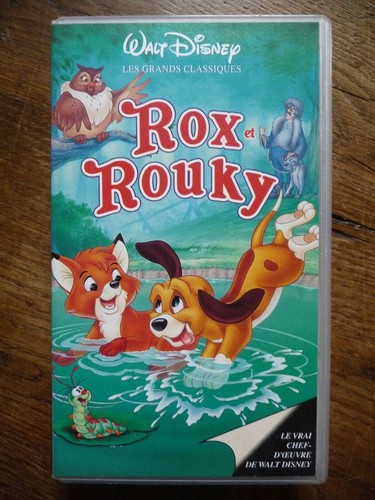 Vhs disney rox rouky en - rox, et