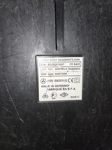 Aspirateur bosch fd8405 - bosch,