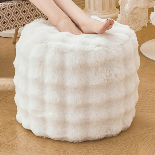 Faux rabbit fur round - rabbit,