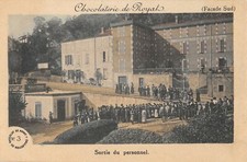 CPA 63 CHOCOLATERIE DE ROYAT SORTIE DU PERSONNEL