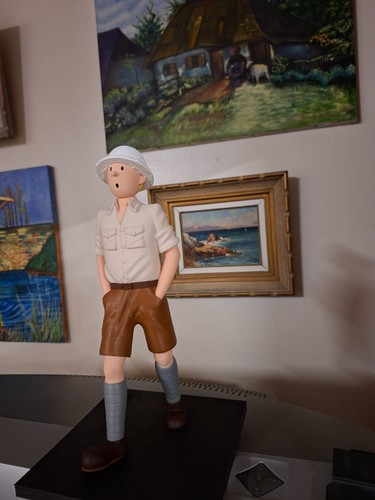 Figurine tintin congo 30cm - figurine, au