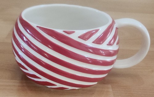 Starbucks striped candy cane - starbucks,