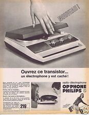 Publicité Advertising 096 1967 Philips Radio-électrophone Op'phone