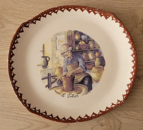 Plat céramique le potier - céramique,
