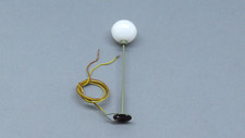 HAHN LAMPADAIRE DROIT 1 BOULE 90 MM. POUR DECOR FERROVIAIRE - ECHELLE H0 1/87