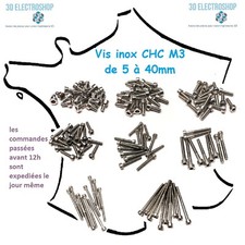 Vis BTR CHC inox A2 M3 de 5 à