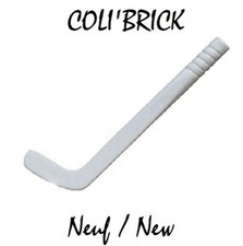 Lego 93559 - 1x Cross / Minifig utensil Hockey Stick - Blanc / White - NEW