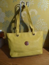 SYLVAIN LEFEBVRE grand sac cabas jaune bandoulière  - TRES BON ETAT