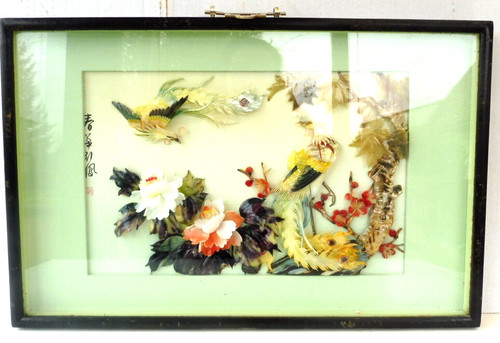 Tableau chinois en pierre - tableau,