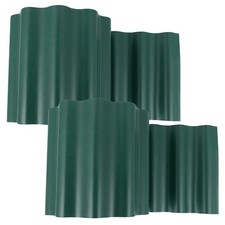  2 Rolls Bordure De Jardin En Plastique Pour Aménagement Paysager