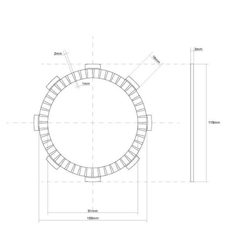 Disque embrayage garnie - d'embrayage,