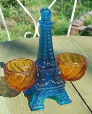 GEORGE SAND - SALERON EN VERRE MODELE TOUR EIFFEL - PORTIEUX - XIXE