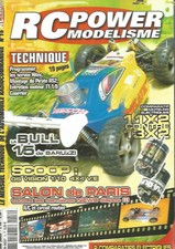 RC POWER MODELISME N°16 BULL 1/5 BARUZZI / PROGRAMMER SERVOS HITEC / PIRATE RS2