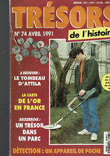 TRESORS DE L'HISTOIRE 74 1991 DETECTION DINKY TOYS ORPAILLAGE DOWSING DETECTEUR
