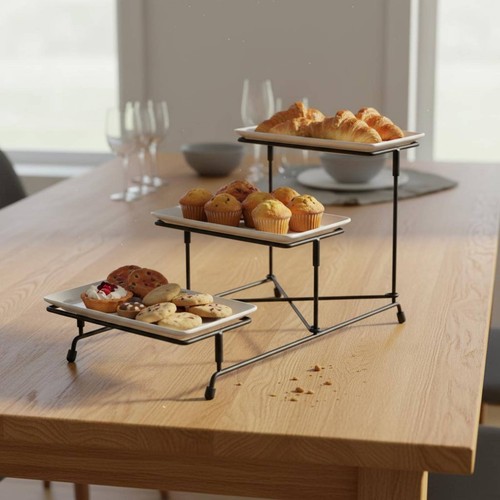 Support gâteaux pliable - support,