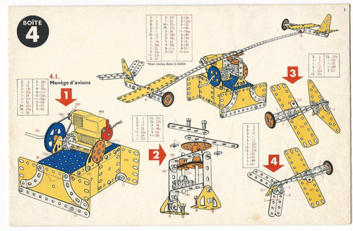 Meccano manuel instruction - manuel, d'instruction
