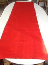 Toile 280 x 58 cm -  Coton rouge rigide