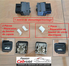 Kit Réparation Interrupteur Bouton Toit Capote et Vitres Peugeot 307 CC + Notice