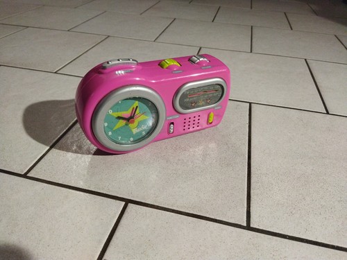 Barbie clock radio vintage - barbie,