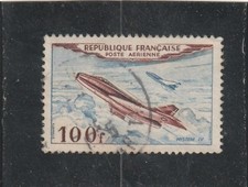 L5662 FRANCE TIMBRE Y&T N° PA 30 de 1954 "  Dassault Mystere IV  " Oblitéré