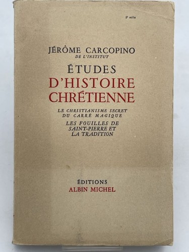 Etudes histoire chrétienne - etudes,