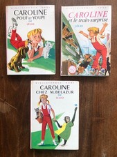 Caroline lot 3 livres bibliothèque rose - Pierre Probst - 1974/76