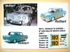 RS071 DECAL ReStart 1/43