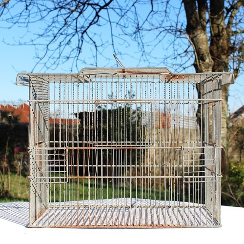 Ancienne cage aux oiseaux - , en