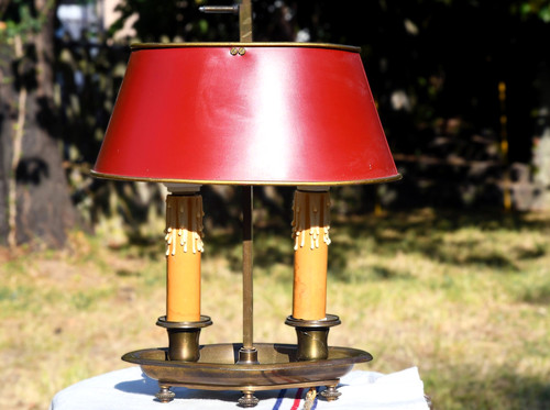 Lampe bouillotte laiton et - (en,