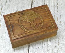 Boîte en bois rangement
