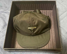 Casquette Prada en nylon noir