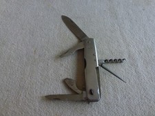 COUTEAU DE POCHE  S.G.C.O THIERS ARMEE DE L'AIR 6 LAMES