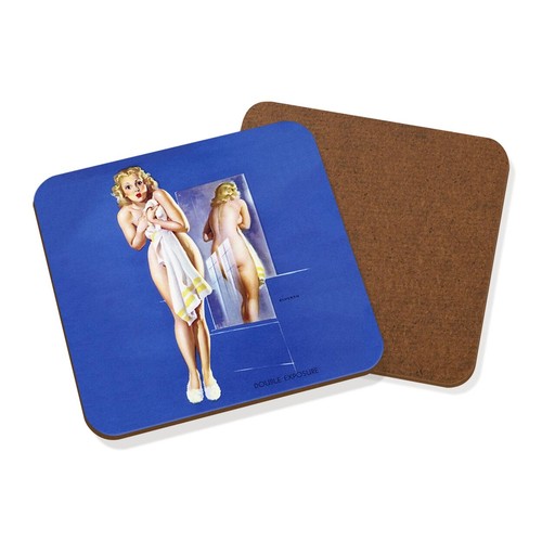 Pin dessous verre double - dessous, de