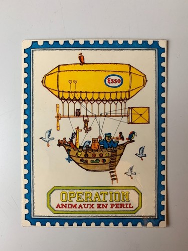 Sticker vintage esso operation - sticker,