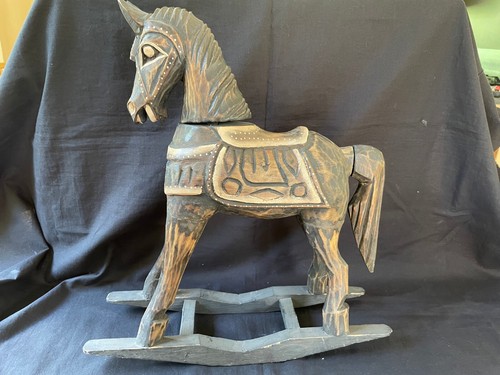Cheval bascule bois - bascule,