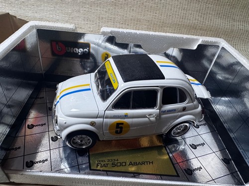 Fiat 500 abarth blanche avec - abarth,