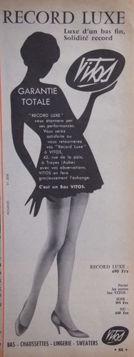 Publicité presse 1959 - de,