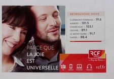 PUBLICITE RADIO  RCF  ANNEES