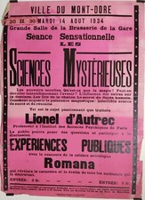 Les sciences mystérieuses