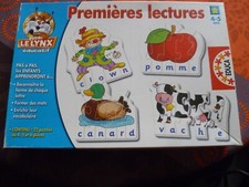 JEU LE PETIT LYNX PREMIERES LECTURES MARQUE  EDUCA 4 -5 ANS + TBE