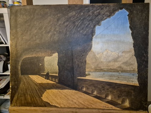 Tableaux anciens huile signé - huile,