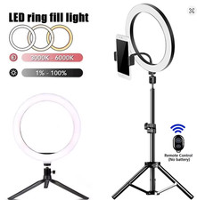 Ring light LED selfie trépied